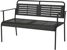 Aiapink Outsunny, 2-kohaline, 121 x 64 x 84 cm, must, kandevõime 240 kg