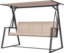 Kiikpink Outsunny Hollywood Swing, 205 x 130 x 175 cm, khaki, kuni 300 kg