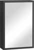 Peegelkapp Kleankin, 40 x 15 x 60 cm, must