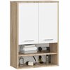 Vannitoakapp Akord Fin H934 W64, 30.5 x 64.2 x 93.6 cm, pruun/valge