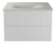 Vannitoakapp Besco Akya Linea, 52.5 x 66 x 51 cm, valge/must