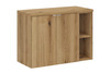 Vannitoakapp Comad Nova, lauaplaadiga, 80 cm, tamm