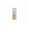 Vannitoakapp Kalune Design Derin, 34 x 38 x 161.8 cm, antratsiit/tamm