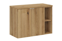 Vannitoakapp Comad Nova, lauaplaadiga, 80 cm, tamm