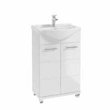 Vannitoakapp Defra Bari D55, 53 x 80 x 31 cm, alumine, valge