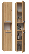Vannitoakapp Top E Shop NEL I, 30 x 31 x 174 cm, pruun