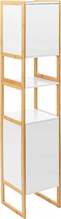 Riiul 5five Natureo, 33 x 33 x 170 cm, pruun/valge