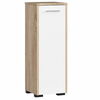 Vannitoakapp Akord S30, 30 x 30 x 85 cm, pruun/valge