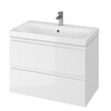 Vannitoakapp Cersanit Moduo 80, valamuga, 79.5 x 62 x 44.7 cm, valge