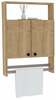 Vannitoakapp Kalune Design Ela, 15 x 60 x 87 cm, tamm