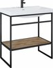 Valamukapp Indus, 45.5 x 80 x 81 cm, must/pruun