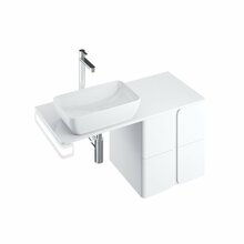 Valamu tööpind Ravak Balance 1200, 46.5 x 120 x 1.6 cm, valge