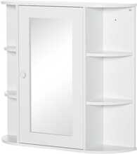 Peegelkapp HOMCOM, 66 x 17 x 63 cm, valge