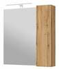 Peegelkapp Vento Bronx 80, 16.6 x 80.2 x 80 cm, tamm