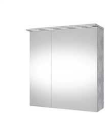 Peegelkapp Domoletti Concrete SV70C, 18 x 69 x 70 cm, valge/hall