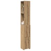 Vannitoakapp artisan tamm, 25 x 25 x 170 cm, puit