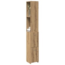 Vannitoakapp artisan tamm, 25 x 25 x 170 cm, puit