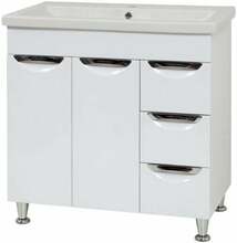 Vannitoakapp Sanservis Laura 80, 45 x 80 x 79.7 cm, valge