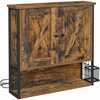 Seinakapp VASAGLE, vintage stiilis, 60 x 16 x 60 cm, pruun-must