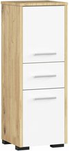 Vannitoakapp Akord FIN 30 2D 1SZ, 30 x 30 x 85 cm, pruun/valge