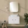 Vannitoakapp Kalune Design Quartz, 12 x 60 x 70 cm, valge