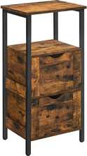 Vannitoakapp Leobert BBK151B01, 30 x 37 x 80 cm, must/pruun
