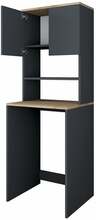 Vannitoakapp Kalune Design KD101 2674, 60 x 65 x 183.6 cm, antratsiit/pähkel