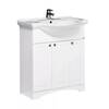 Aluskapiga vannitoakapp RB Bathroom Retro RETA75-1P, valamu ja kapiga, 75 x 50 x 86.5 cm, valge