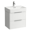 Valamukapp Laufen Base H4022521102601, 52 x 58 x 39 cm, 2 sahtlit, matt valge