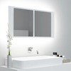 LED-peeglikapp vannituppa, 90 x 12 x 45 cm, valge