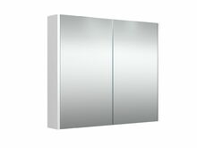 Peegelkapp Raguvo Baldai Joy, 80 cm, valge läikiv