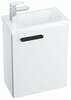 Valamukapp Ravak SD Chrome II 400, 22 x 40 x 50 cm, valge/must