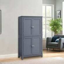 Vannitoakapp Vasagle BBC551P31, 30 x 60 x 110 cm, helehall