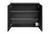 Vannitoakapp Comad Santa Fe Black 84-80-A-2D, peegliga, 80 cm, must