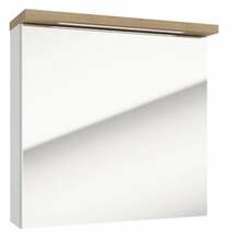 Peegelkapp Deftrans Stilla E60 LED, 20 x 60 x 60 cm, tamm/valge