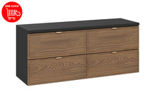Vannitoakapp Comad Talia, 120 x 46 x 53 cm, must