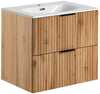 Vannitoamööbli komplekt Comad ADO SKY 60 cm, valamuga, tamme värvi