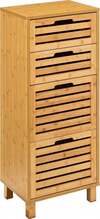 Vannitoakapp 5five Sicela, 4 sahtliga, 40 x 30 x 97.5 cm, pruun