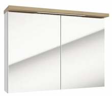 Vannitoakapp Deftrans Stilla E80, 20 x 80 x 60 cm, tamm/valge