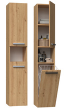 Vannitoakapp Top E Shop NEL III, 30 x 31 x 174 cm, tamm
