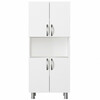 Vannitoakapp Kalune Design William, 29.5 x 59.5 x 140.3 cm, valge