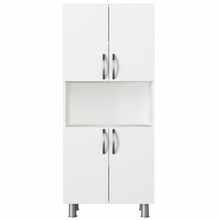 Vannitoakapp Kalune Design William, 29.5 x 59.5 x 140.3 cm, valge
