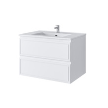 Valamualune vannitoakapp Domoletti Outline SA70DL-2, 45.5 x 69 x 50 cm, valge