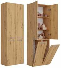 Vannitoakapp Top E Shop Nel DD 2K, 30 x 60 x 174 cm, pruun