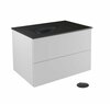 Vannitoakapp Besco Akya Classic, 52.5 x 76 x 50.7 cm, valge/must