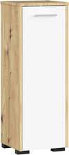 Vannitoakapp Akord Fin S30, 30 x 30 x 85 cm, pruun/valge