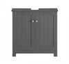 Valamualune kapp Sobuy BZR18-DG, 60 x 60 x 30 cm, tumehall