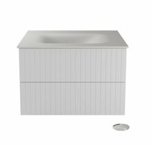 Vannitoakapp Besco Akya Linea, 52.5 x 76 x 50.7 cm, valge/kroom