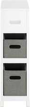 Vannitoakapp Sobuy BZR83-W, 20 x 60 x 70 cm, valge/hall