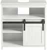 Vannitoakapp Sobuy BZR61-W, liugustega, valge/must